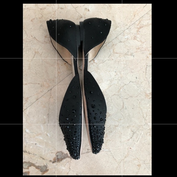 Badgley Miscka Women’s Haddie Loafer Flat Missing The Front Crystal Flower - Picture 11 of 16